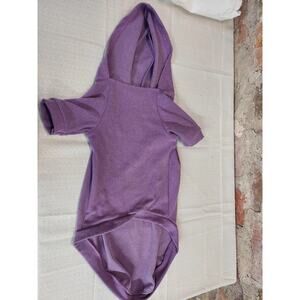 Dog Hoodie Sweatshirt Pullover Sweater Purple Pet Clothes Apparel Coat SZ XL